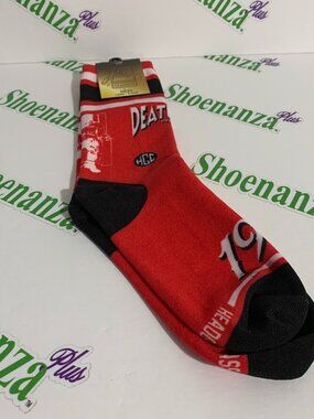 Headgear Classics Socks Death Row Records Red Black White Mens Size L / XL